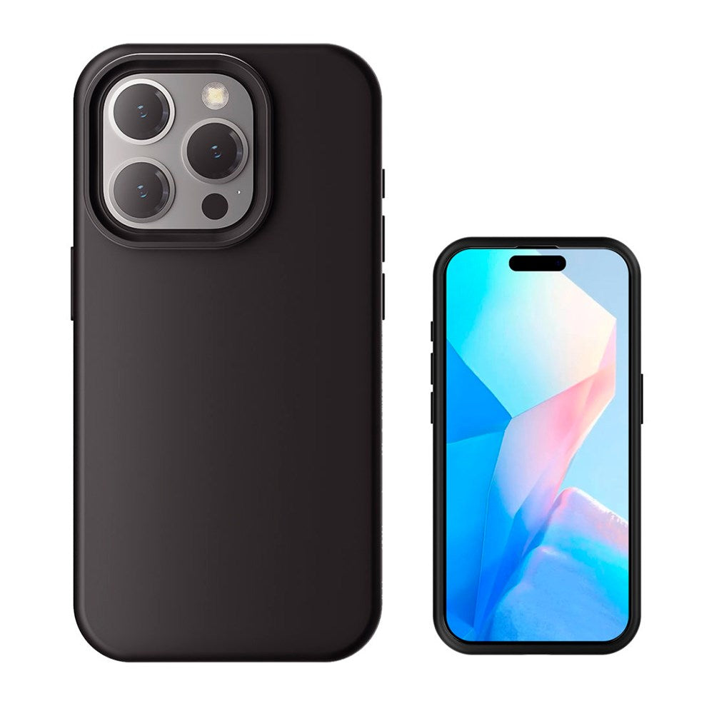 4Smarts iPhone 16 Pro Liquid Silikone Cupertino Bagside Cover - MagSafe Kompatibel - Sort