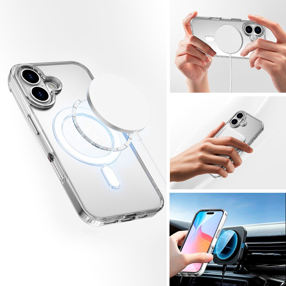 4smarts iPhone 16 360° Premium Protection Set (MagSafe Bagside Cover + Skærmbeskyttelse)