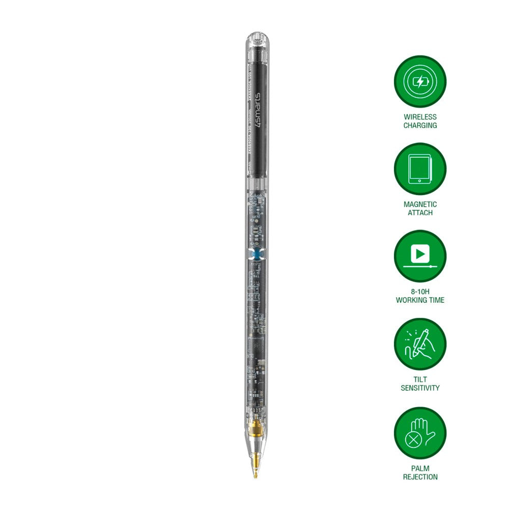 4smarts - Active Stylus Pencil Pro Lucid - Gennemsigtig