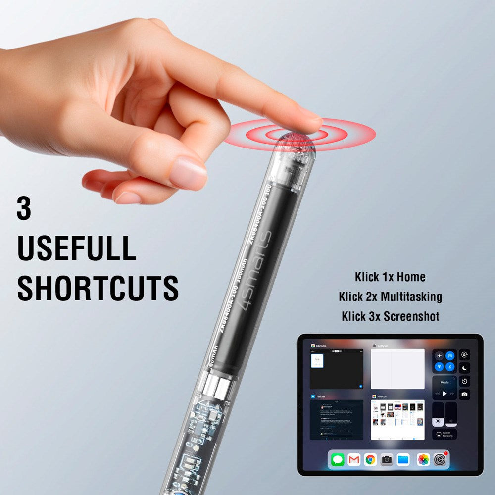 4smarts - Active Stylus Pencil Pro Lucid - Gennemsigtig