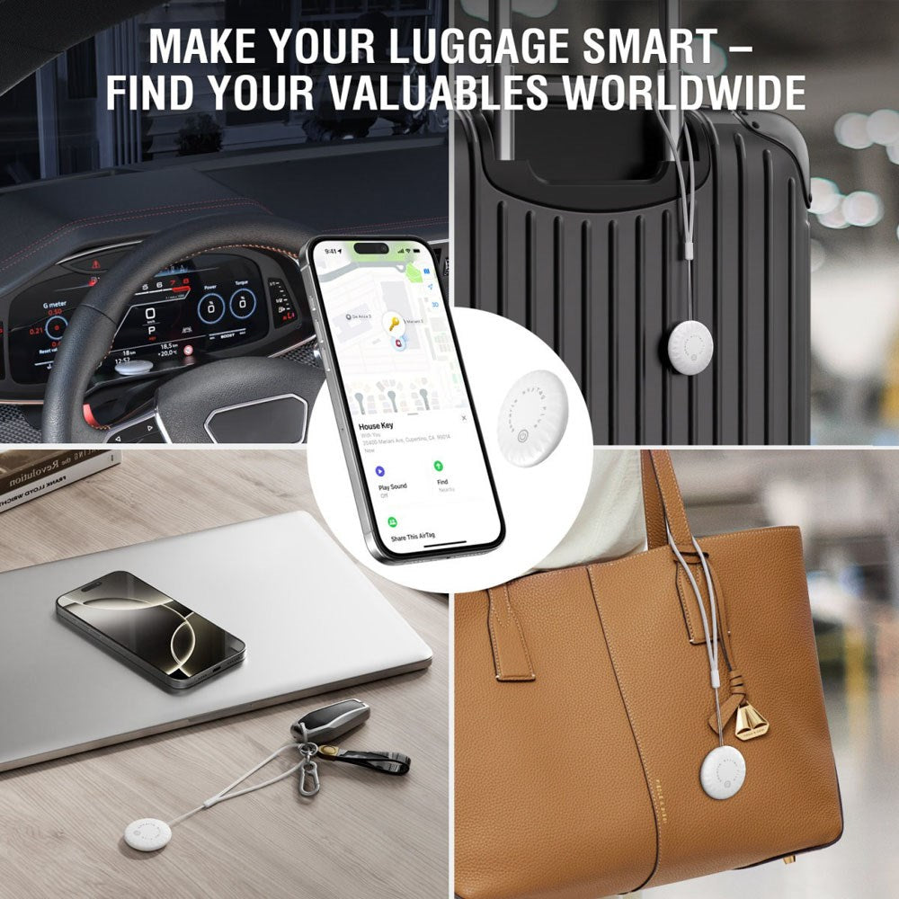 4Smarts SkyTag Location Finder Sporingsenhed - 4 Stk. - Hvid