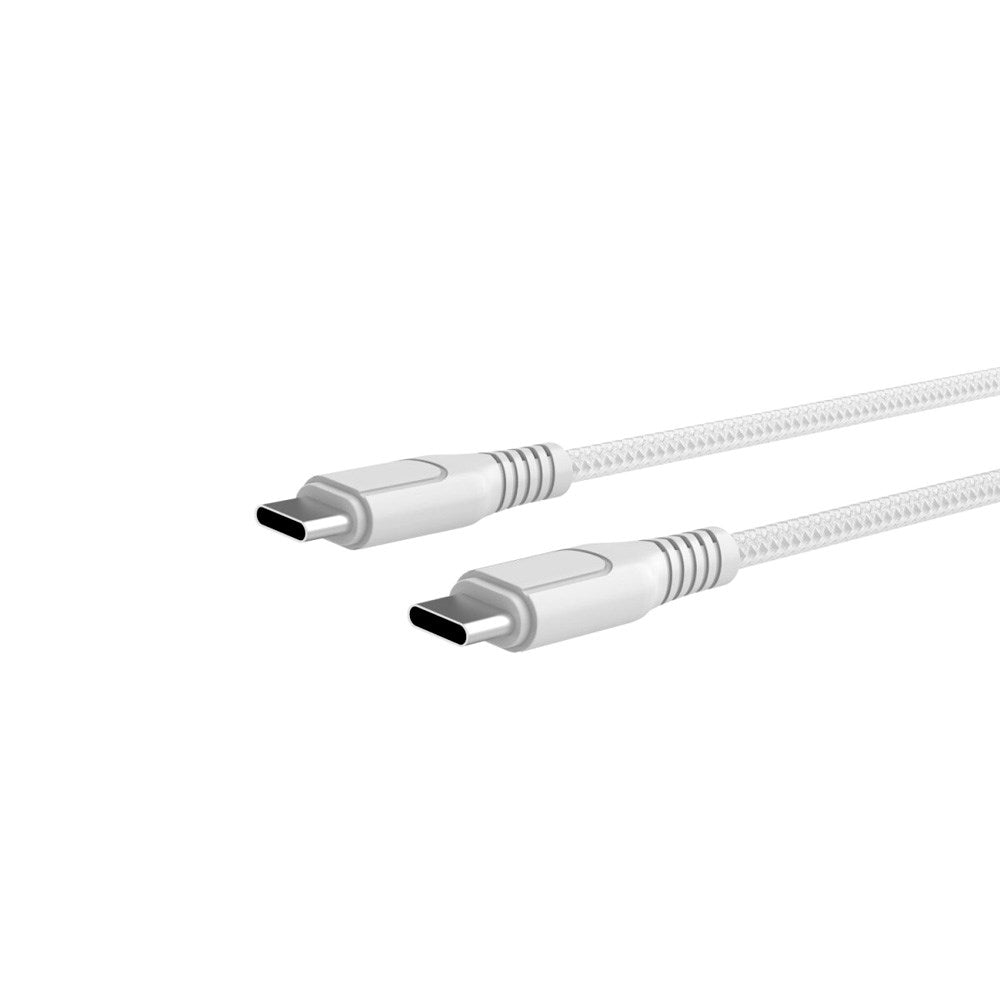 4smarts - USB-C til USB-C Kabel 60W - 1.5 m - Hvid