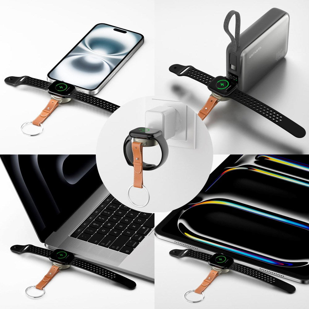 4smarts - 3-i-1 Qi2 Trådløs Opladningsstation - MagSafe Kompatibel - Hvid