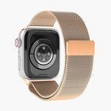 Vonmählen Apple Watch (42/44/SE/45/46/49mm) Milanese Rustfrit Stål Rem - Rose Gold