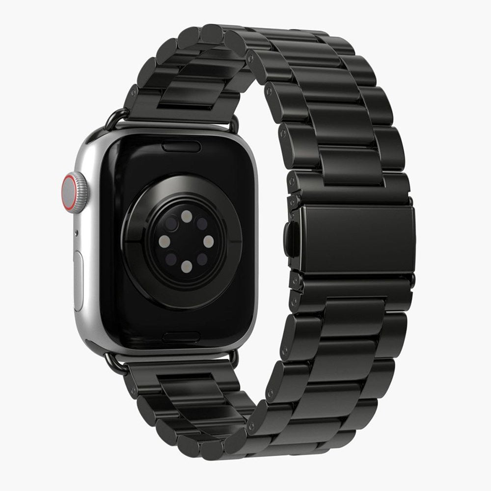 Vonmählen Apple Watch (38/40/SE/41/42mm) Link Bracelet Rustfri Stål Rem - Sort