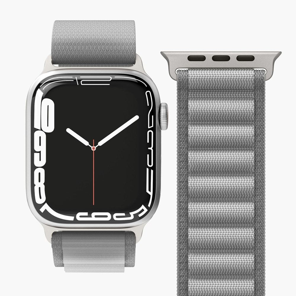 Vonmählen Apple Watch (42/44/45/SE/49mm) Action Loop Nylon Rem - Grå