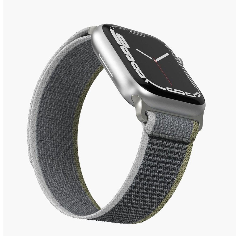 Vonmählen Apple Watch (38/40/SE/41/42mm) Trekking Loop Nylon Rem - Grå / Grøn