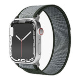 Vonmählen Apple Watch (38/40/SE/41/42mm) Trekking Loop Nylon Rem - Hvid / Grøn