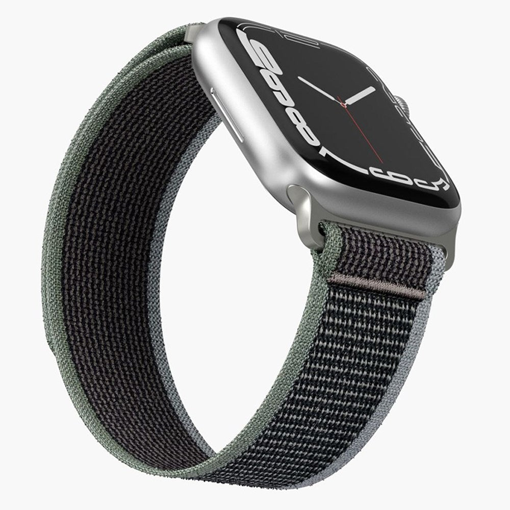 Vonmählen Apple Watch (42/44/45/SE/49mm) Trekking Loop Nylon Rem - Sort / Blå