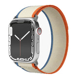 Vonmählen Apple Watch (42/44/45/SE/49mm) Trekking Loop Nylon Rem - Orange / Beige