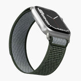 Vonmählen Apple Watch (42/44/45/SE/49mm) Trekking Loop Nylon Rem - Hvid / Grøn