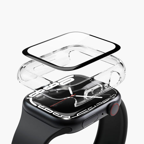 Apple Watch Series 8 / 9 (41mm) Vonmählen Thin Case m. Skærmbeskyttelse - Gennemsigtig