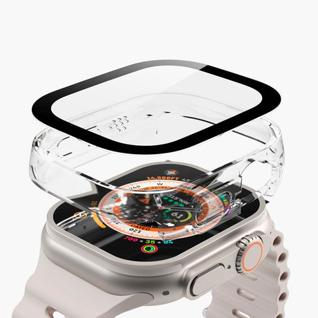 Apple Watch Ultra 1 / 2 (49mm) Vonmählen Thin Case m. Skærmbeskyttelse - Gennemsigtig