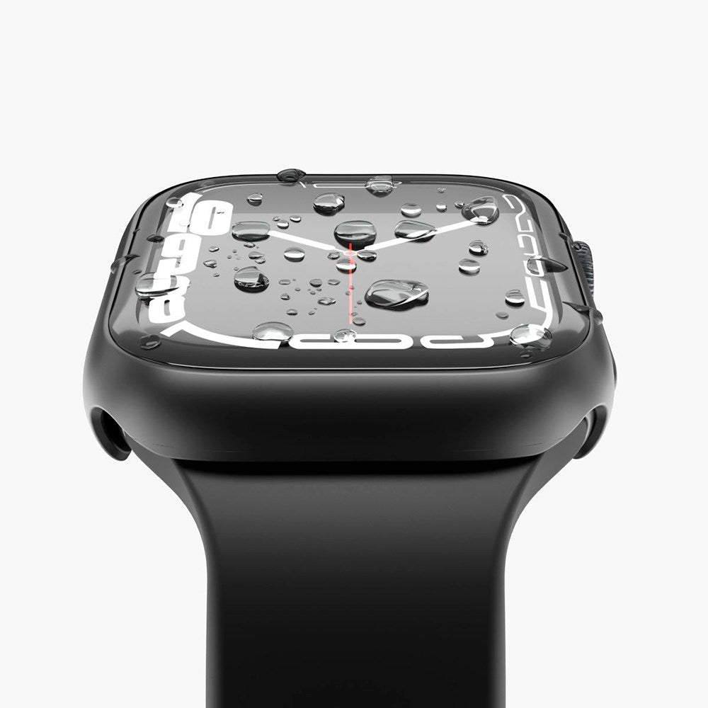 Apple Watch Series 8 / 9 (45mm) Vonmählen Thin Case m. Skærmbeskyttelse - Sort