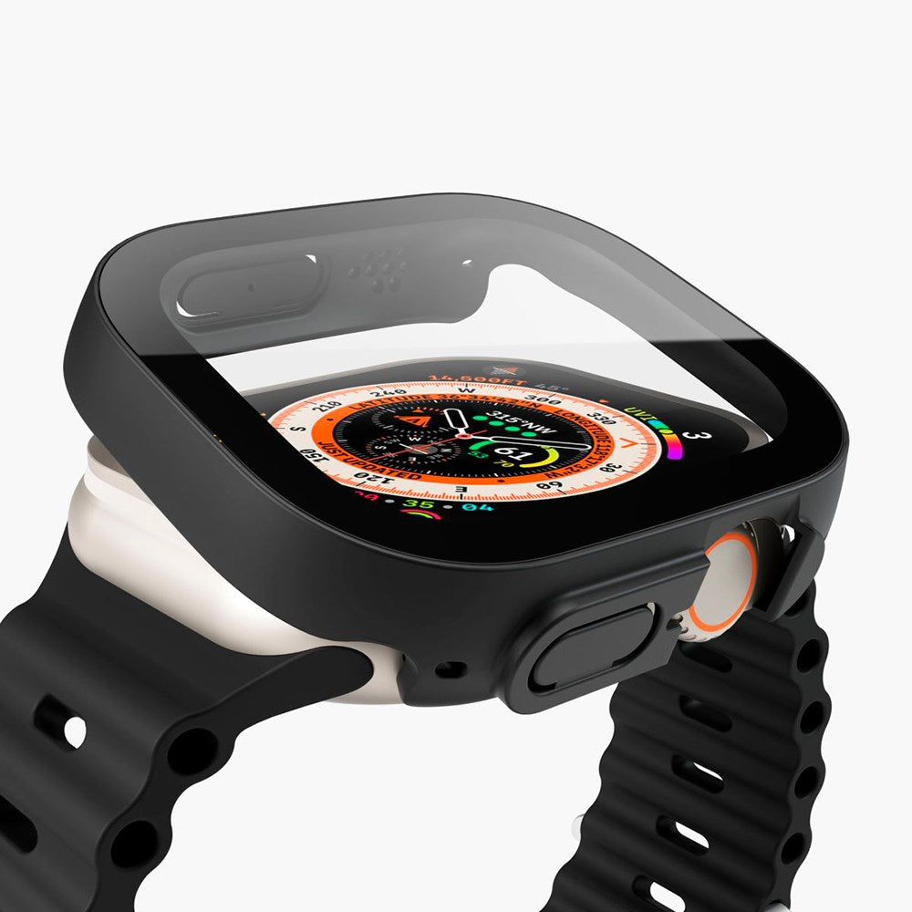 Apple Watch Ultra 1 / 2 (49mm) Vonmählen Thin Case m. Skærmbeskyttelse - Sort