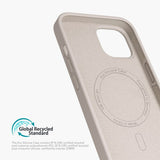 iPhone 13 Vonmählen Eco Silikone Bagside Cover - MagSafe Kompatibel - Beige