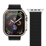 Vonmählen Apple Watch (38/40/SE/41/42mm) Woven Loop Nylon Rem - Black