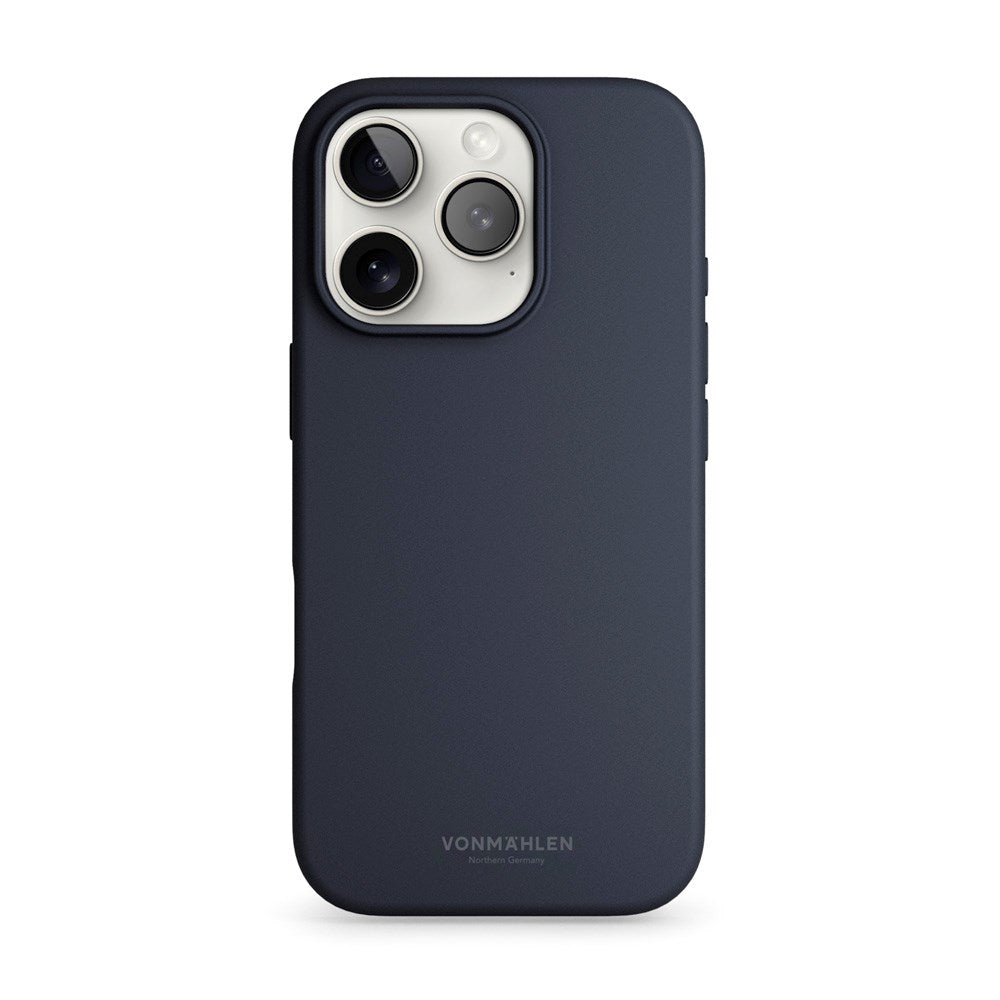 iPhone 16 Pro Vonmählen Eco Silikone Bagside Cover - MagSafe Kompatibel - Navy