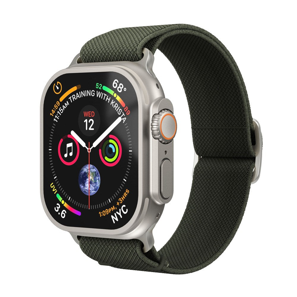 Vonmählen Apple Watch (38/40/SE/41/42mm) Classic Nylon Loop Rem - Olive