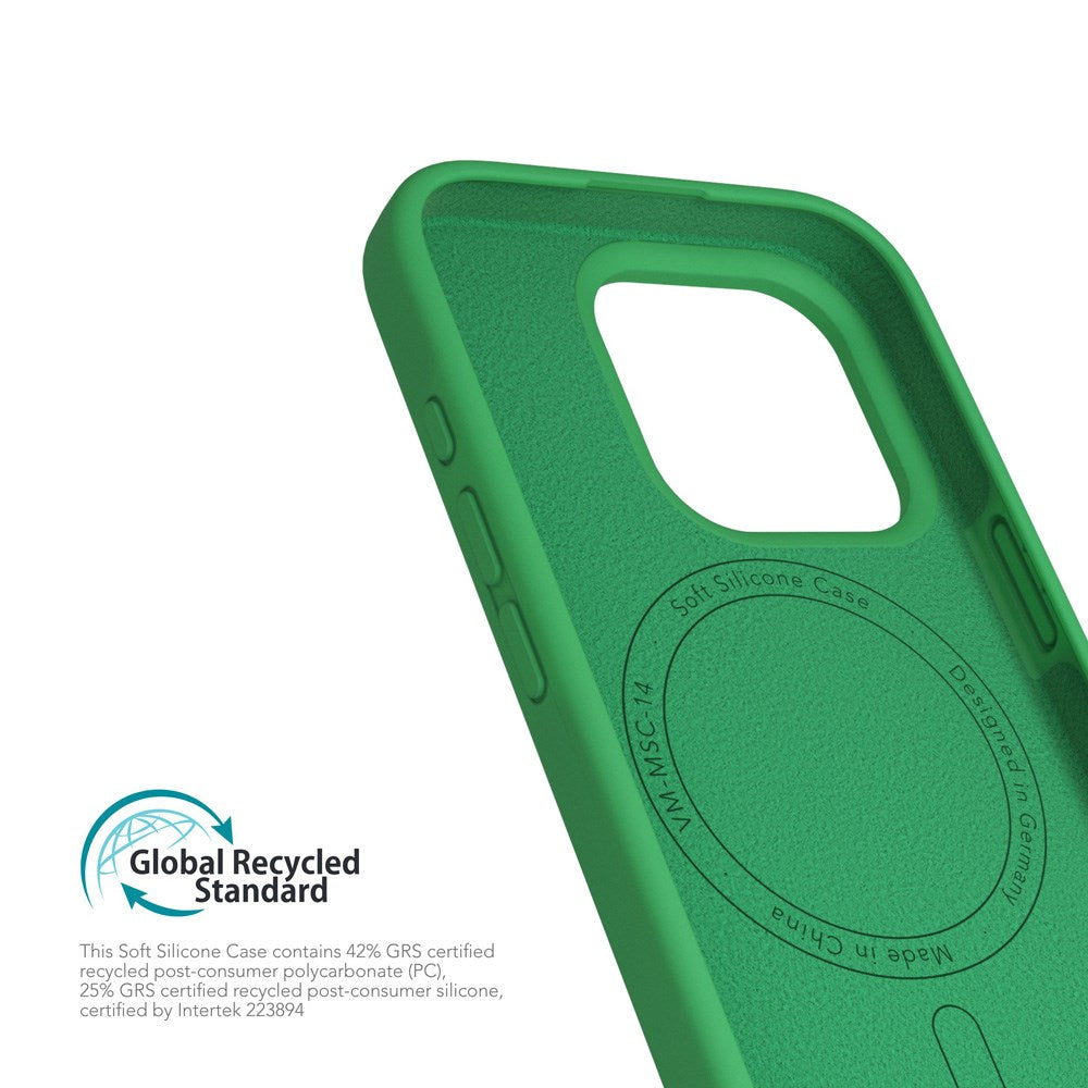 iPhone 16 Pro Vonmählen Eco Silikone Bagside Cover - MagSafe Kompatibel - Green Haven