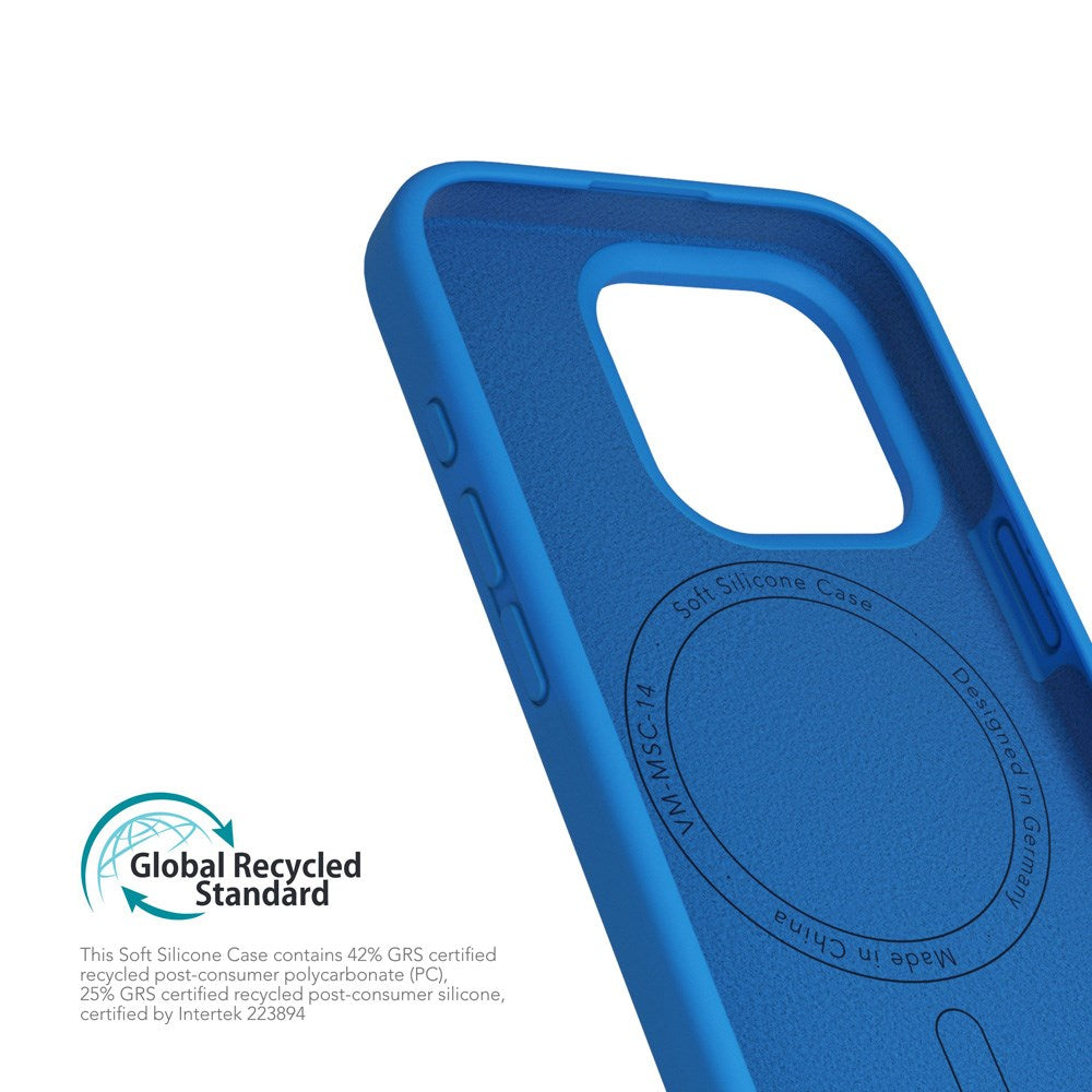 iPhone 16 Pro Vonmählen Eco Silikone Bagside Cover - MagSafe Kompatibel - Sky Captain