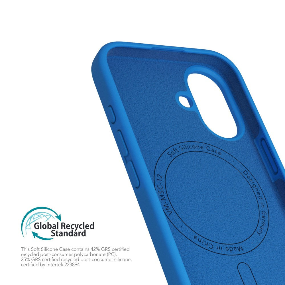 iPhone 16 Vonmählen Eco Silikone Bagside Cover - MagSafe Kompatibel - Sky Captain