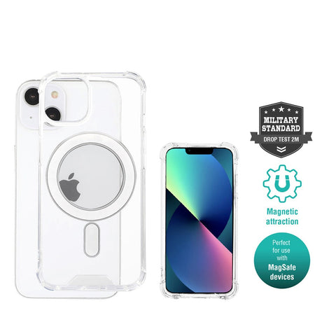 4smarts iPhone 14 Plus IBIZA UltiMag Case - MagSafe Kompatibel - Gennemsigtig