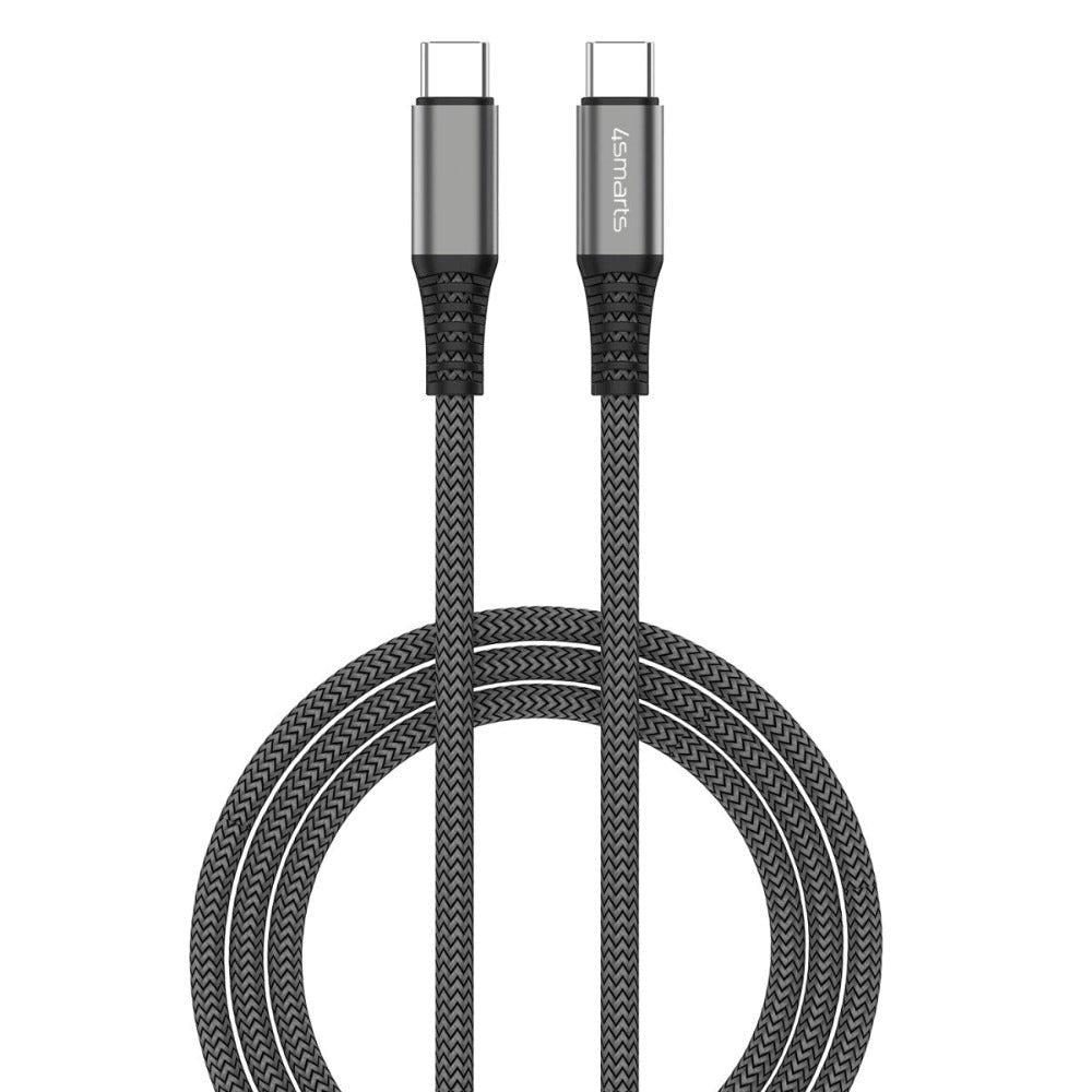 4smarts PremiumCord USB-C til USB-C - 100W - 3 m. - Sort