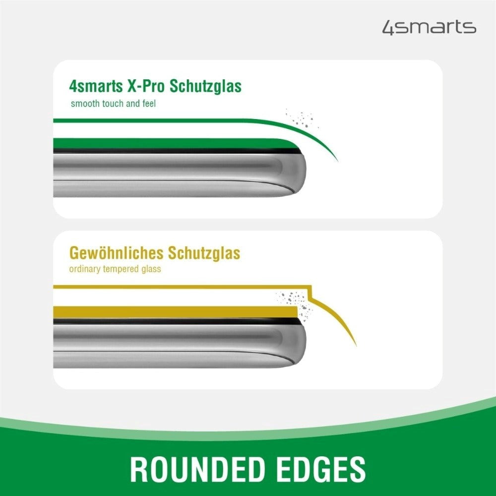 4smarts iPhone SE (2022/2020) / 8 Second Glass X-Pro 360° Beskyttelsessæt Premium - MagSafe Kompitabel - Case + Hærdet Glas)