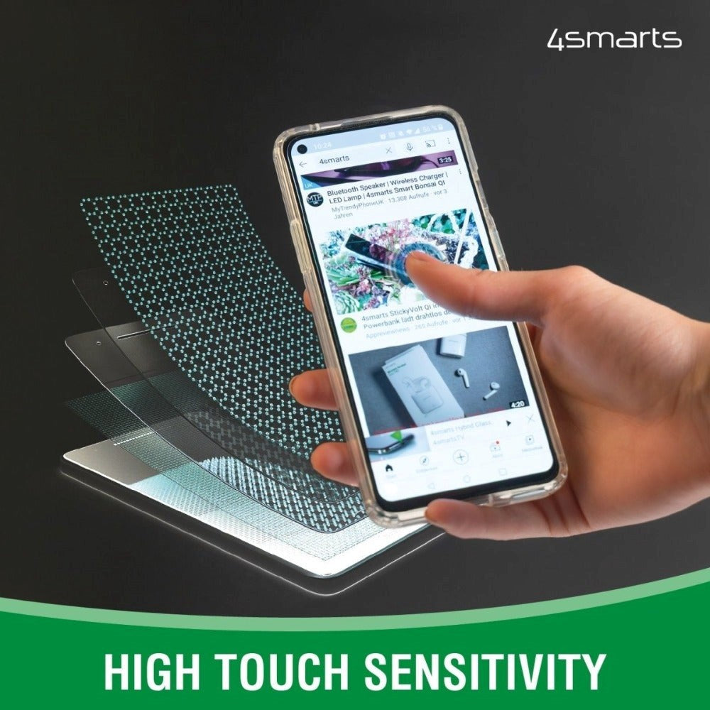 4smarts iPhone SE (2022/2020) / 8 Second Glass X-Pro 360° Beskyttelsessæt Premium - MagSafe Kompitabel - Case + Hærdet Glas)