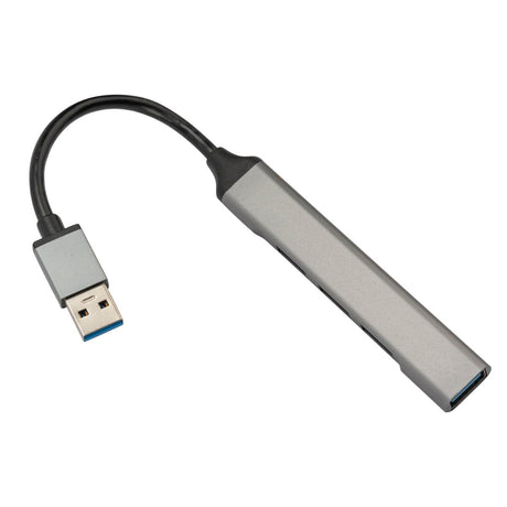 4smarts 4-i-1 Hub USB-A 3 x USB 2.0 & 1 x USB 3.0 - Space Grey