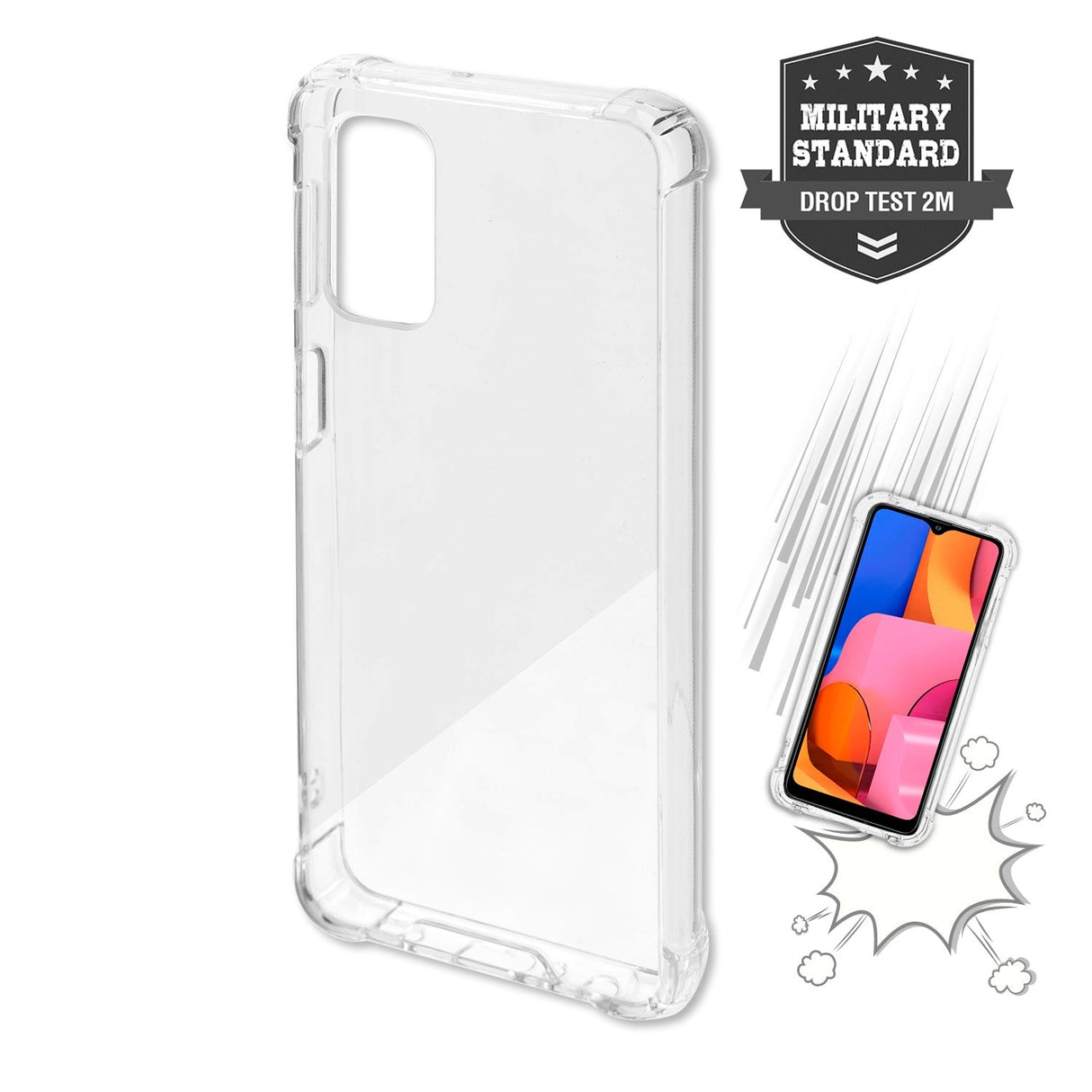 Samsung Galaxy A02s 4smarts IBIZA Bagside Cover - Gennemsigtig