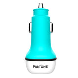 Pantone Biloplader 20W med USB-C & USB-A - Turkis