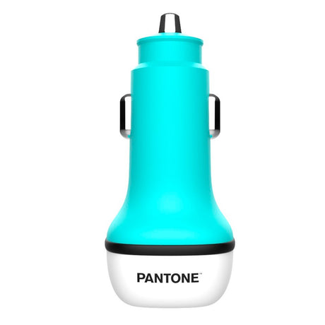 Pantone Biloplader 20W med USB-C & USB-A - Turkis