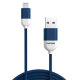 Pantone USB-A til Lightning Kabel 12W - MFI - 1.5m - Navy