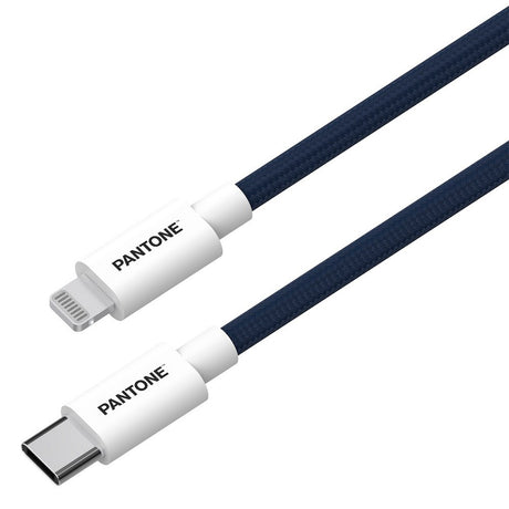 Pantone USB-C til Lightning Kabel 15W - MFI - 1.5m - Navy