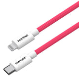 Pantone USB-C til Lightning Kabel 15W - MFI - 1.5m - Pink