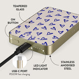 Burga MagSafe PowerBank 5000mAh m. Trådløs Opladning & 20W USB-C Stik - Love Me Right