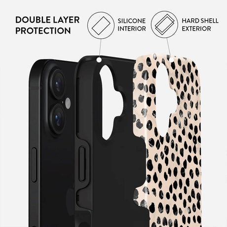 iPhone 16 Plus Burga Tough Fashion Cover - Almond Latte