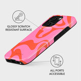 iPhone 16 Pro Max Burga Tough Fashion Cover - Ride The Wave