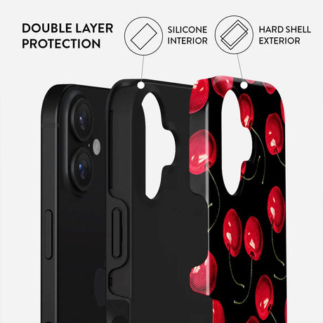 iPhone 16 Plus Burga Tough Fashion Cover - Cherrybomb