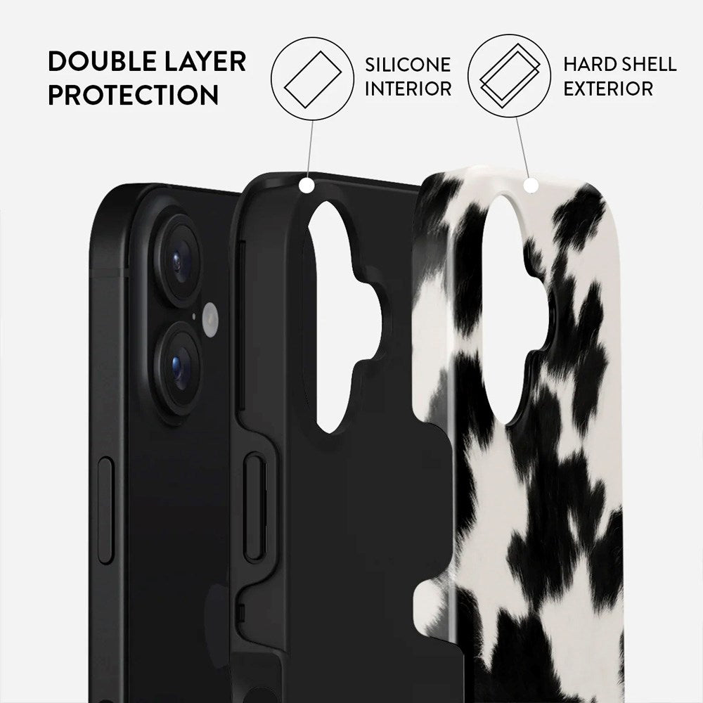 iPhone 16 Burga Tough Fashion Cover - Achromatic