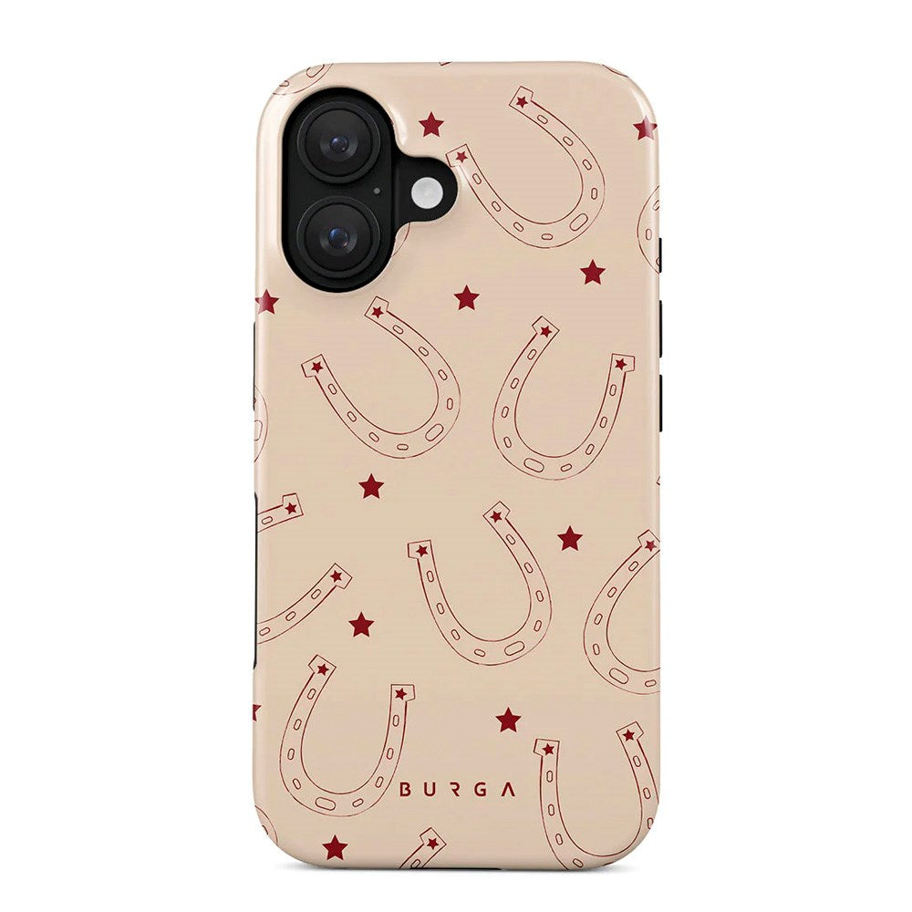iPhone 16 Burga Tough Fashion Cover - Lucky Charm