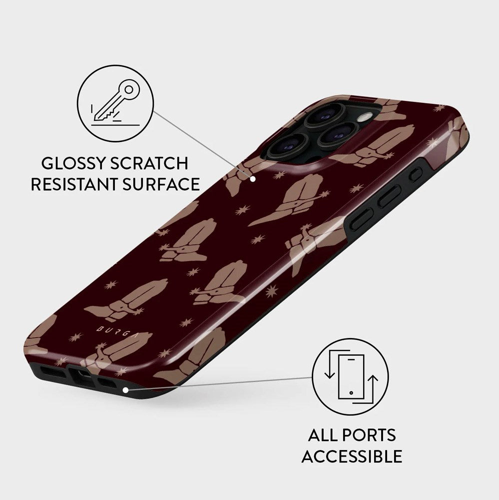 iPhone 15 Pro Burga Tough Fashion Cover - Howdy