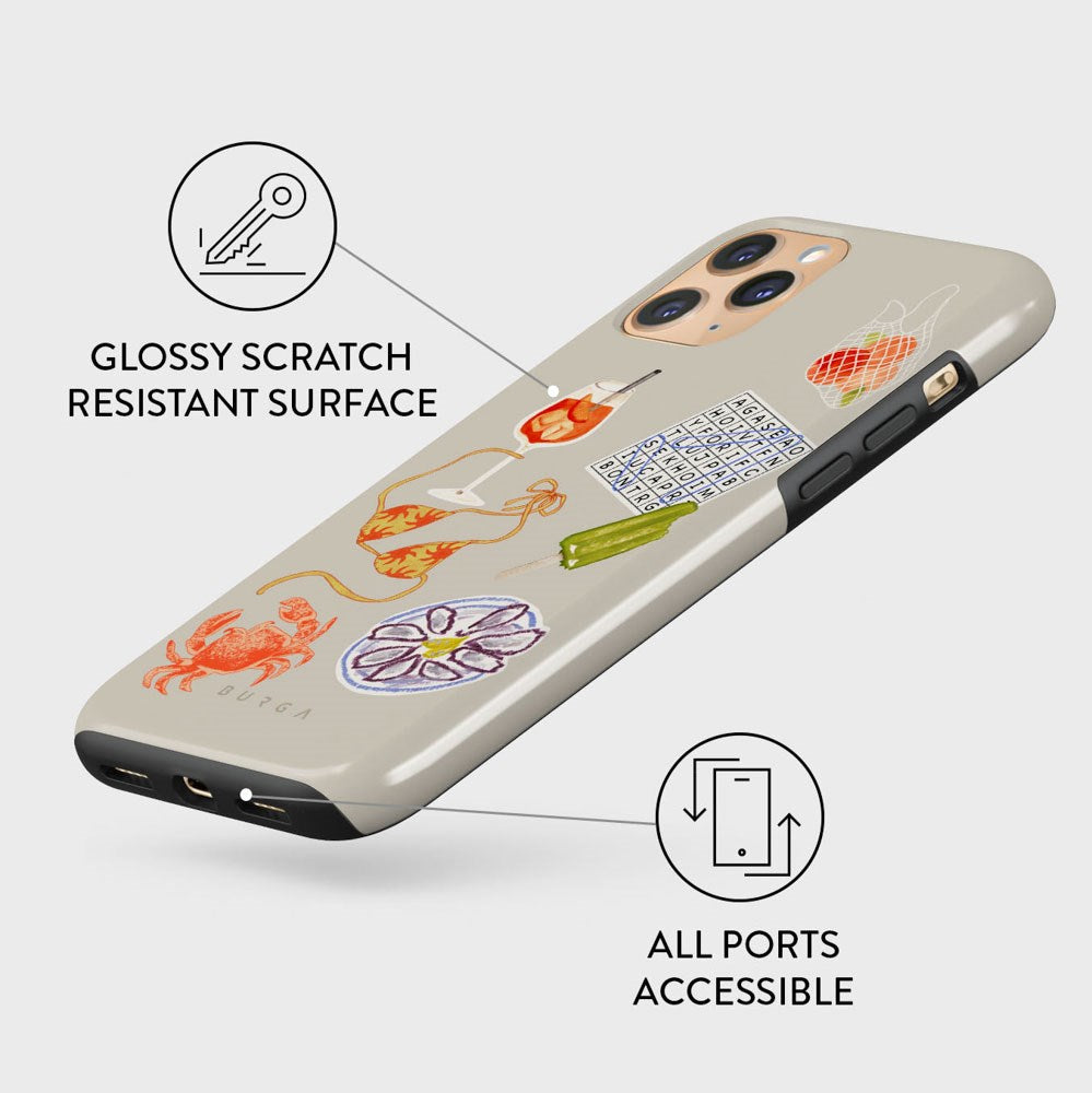 iPhone 11 Pro Burga Tough Fashion Cover - Seaside Muse