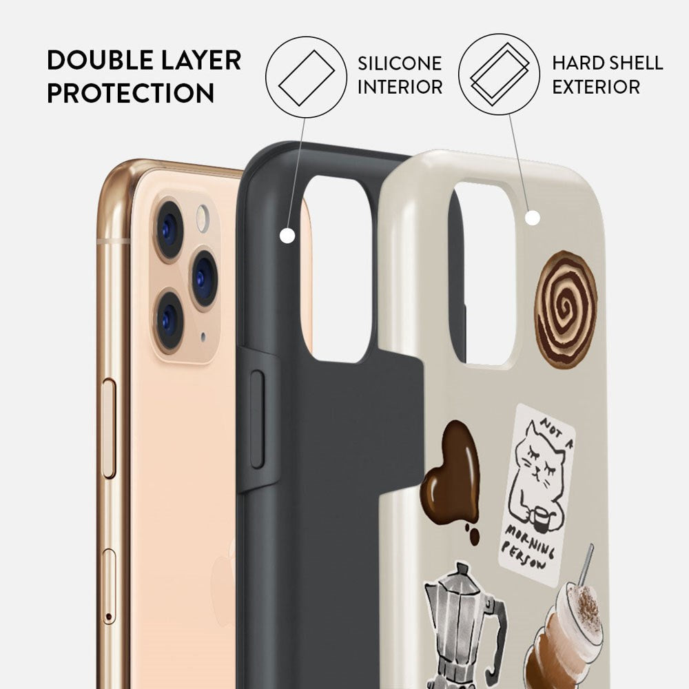 iPhone 11 Pro Burga Tough Fashion Cover - Oat Milk Please