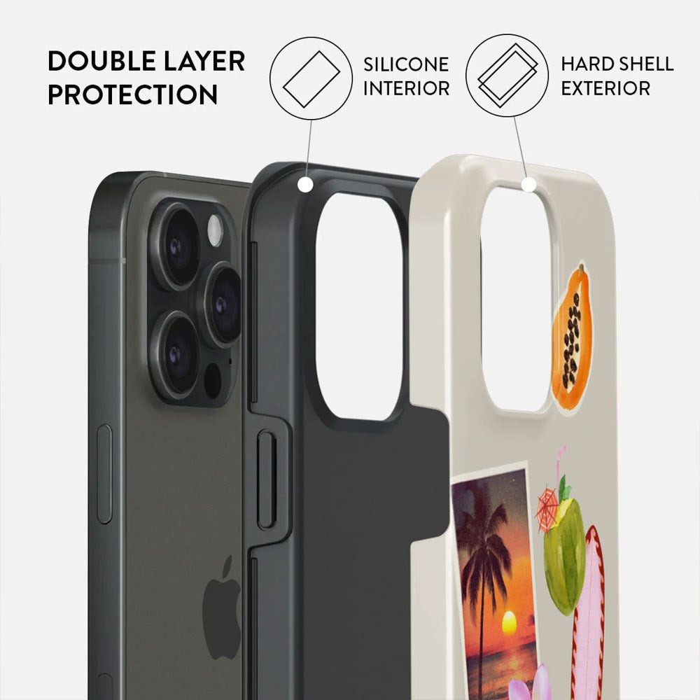 iPhone 15 Pro Burga Tough Fashion Cover - Sun Chaser