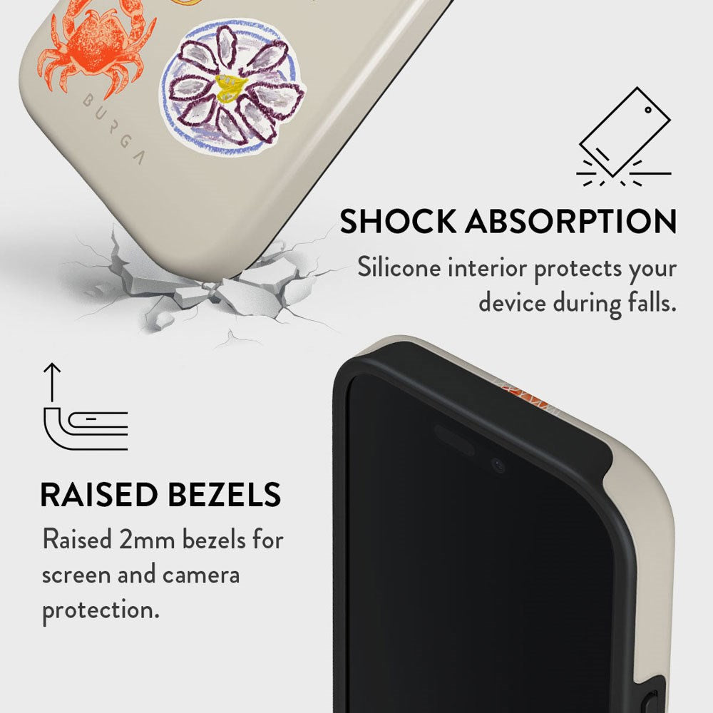 iPhone 16 Pro Burga Tough Fashion Cover - Seaside Muse