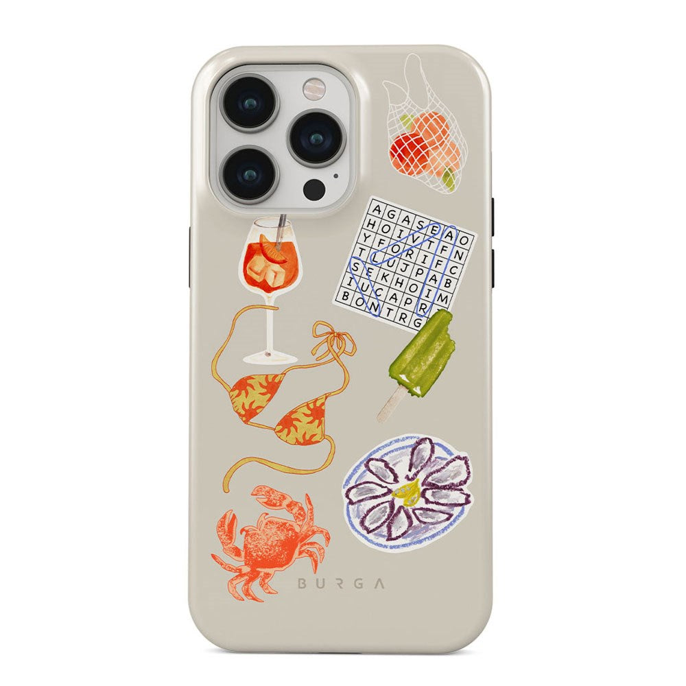 iPhone 13 Pro Burga Tough Fashion Cover - Seaside Muse