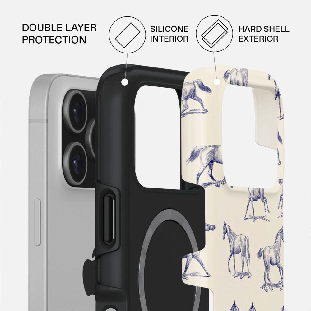 iPhone 17 Pro Burga Tough Fashion Cover - MagSafe Kompatibel - Derby Race